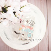 Boeken en koffie blikvorm glas