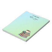 Boeken en Koffie Custom Teacher Appreciation Notitieblok (Linkerzijde)