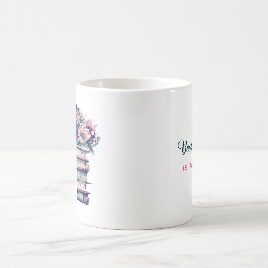 Boeken en koffie is alles wat ik nodig heb | koffiemok (Center)