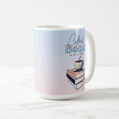 boeken en koffie is alles wat ik nodig heb koffiemok (Voorkant rechts)