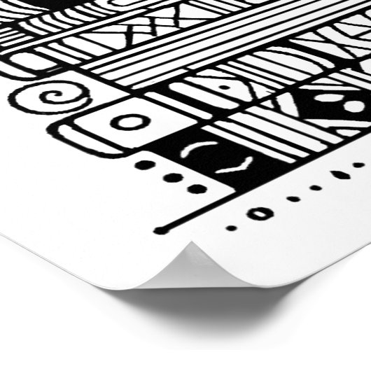 Boeken en koffie kleur me doedel 2 poster (Hoek)