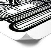 Boeken en koffie kleur me doedel poster (Hoek)