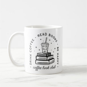 Boeken en koffie liefhebber club bookish citaten koffiemok