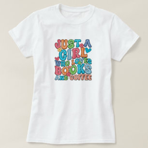 Boeken en koffie liefhebbers t-shirt