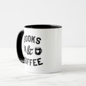 Boeken en koffie mok (Voorkant links)