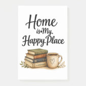 Boeken en koffie - Oud boek Post-it® Notes (Voorkant)