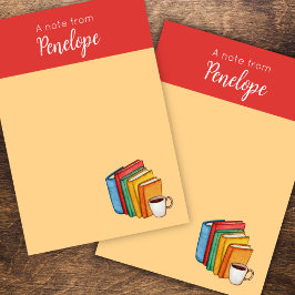 Boeken en koffie post-it® notes