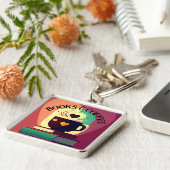 Boeken en koffie sleutelhanger (Zijkant)