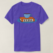 Boeken en koffie t-shirt (Design voorkant)