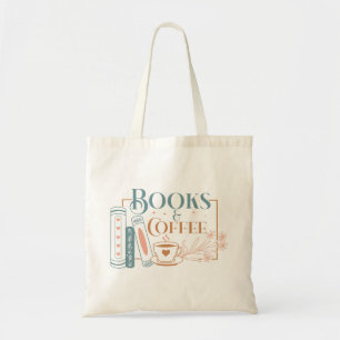 Boeken en koffie tote bag