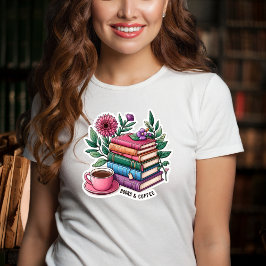 Boeken en Koffie Tshirt