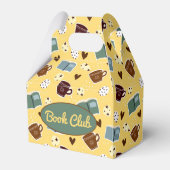 Boeken en koffiebonenkast bedankdoosjes (Voorkant Zijde)