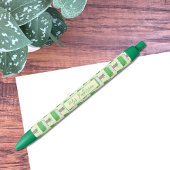 Boeken en Plant Groene Pen met Naam