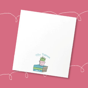Boeken en Plant Persoonlijke Notitieblok voor Lera