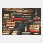 Boeken en Planten Inpakpapier Vel (Voorkant)