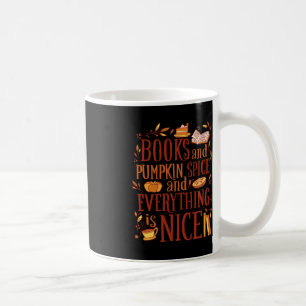 Boeken en pompoenkruid en alles wat leuk is koffiemok
