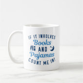 Boeken en pyjama's koffiemok (Links)