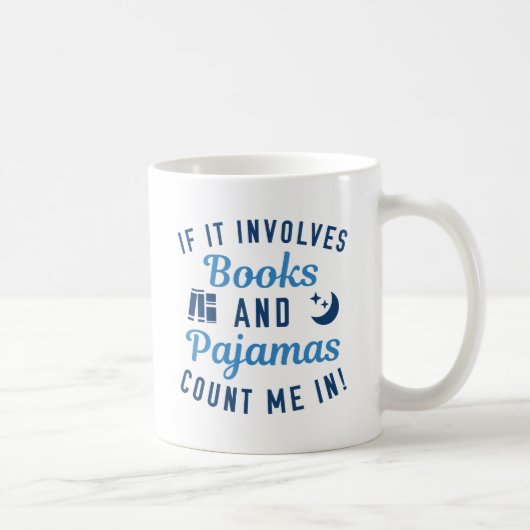 Boeken en pyjama's koffiemok (Rechts)