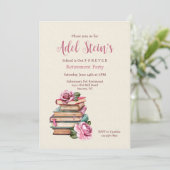 Boeken en Rozen Kaart (Staand voorkant)