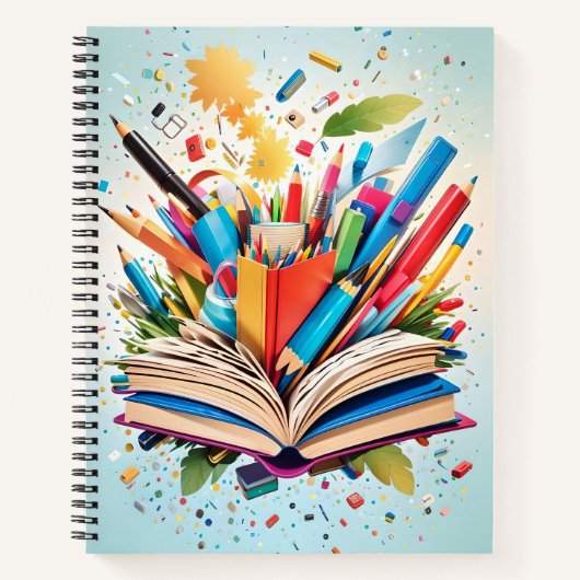 Boeken en schoolspullen (Voorkant)