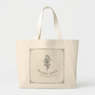 Boeken en specerijen grote tote bag