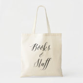 Boeken en spullen | Canvas tas voor moderne kallig (Voorkant)