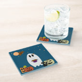 Boeken en thee glazen onderzetter (Schuin)