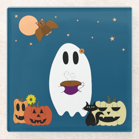 Boeken en thee glazen onderzetter (Voorkant)