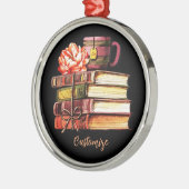 Boeken en theekzwart metalen ornament (Links)