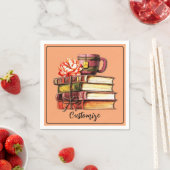 Boeken en theezakje servet (Insitu)