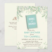 Boeken en Uitnodiging tot Baby shower Brunch (Voorkant / Achterkant)