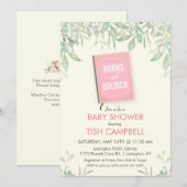 Boeken en Uitnodiging tot Baby shower Brunch (Voorkant / Achterkant)