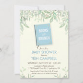 Boeken en Uitnodiging tot Baby shower Brunch (Voorkant)