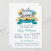 Boeken en Uitnodiging tot Baby shower Brunch - Bla (Voorkant / Achterkant)