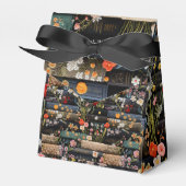 Boeken en wilde bloemen bedankdoosjes (Voorkant Zijde)