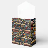 Boeken en wilde bloemen bedankdoosjes (Geopend)