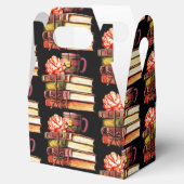 Boeken En Zwarte Thee Bedankdoosjes (Geopend)