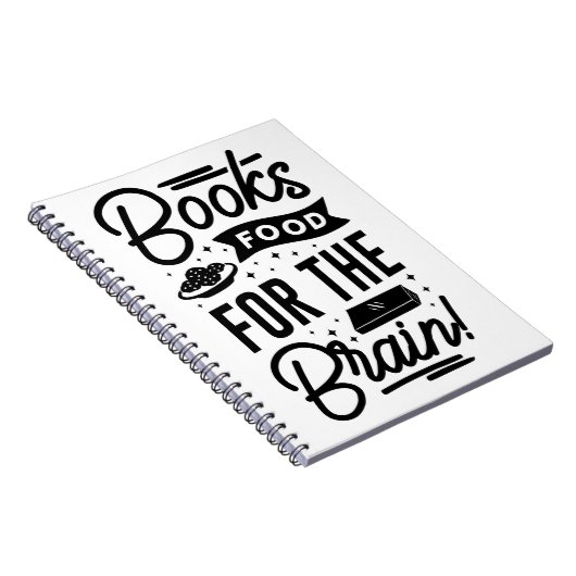 Boeken eten voor de hersenen notitieboek (Rechterzijde)