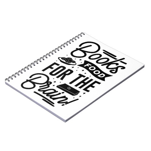 Boeken eten voor de hersenen notitieboek (Linkerzijde)