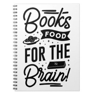 Boeken eten voor de hersenen notitieboek