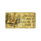  boeken etiket (Voorkant)