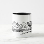  boeken etsen lezen Mok (Midden)