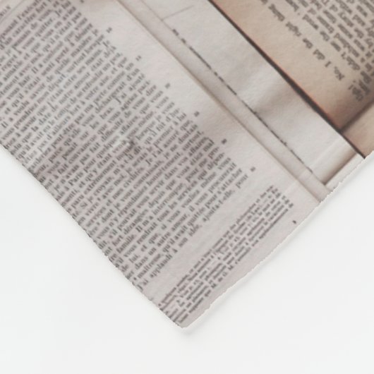  boeken fleece deken (Hoek)