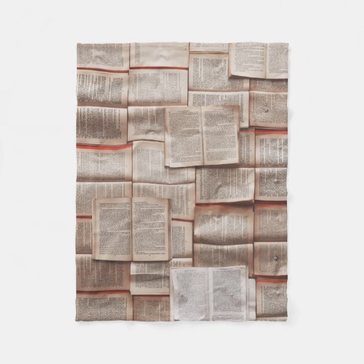  boeken fleece deken (Voorkant)