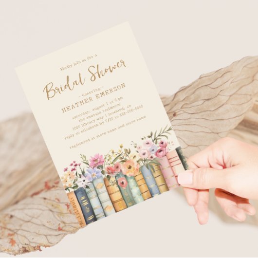Boeken Floral Bridal Kaart