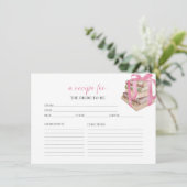 Boeken Floral Vrijgezellenfeest Recept Kaarten (Staand voorkant)