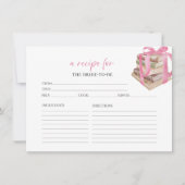 Boeken Floral Vrijgezellenfeest Recept Kaarten (Voorkant)