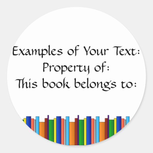 Boeken Galore Sticker (Voorkant)