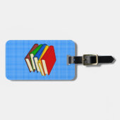 BOEKEN GESTAPELD BAGAGELABEL (Voorkant horizontaal)