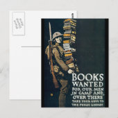 Boeken gezocht in Tweede Wereldoorlog Briefkaart (Voorkant / Achterkant)